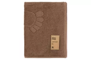 Ardesto Terry towel for feet Benefit, 50х70cm, 100% cotton, brown
