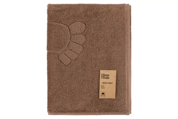 Ardesto Terry towel for feet Benefit, 50х70cm, 100% cotton, brown