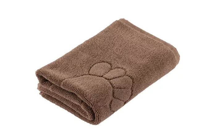 Ardesto Terry towel for feet Benefit, 50х70cm, 100% cotton, brown
