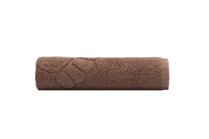 Ardesto Terry towel for feet Benefit, 50х70cm, 100% cotton, brown