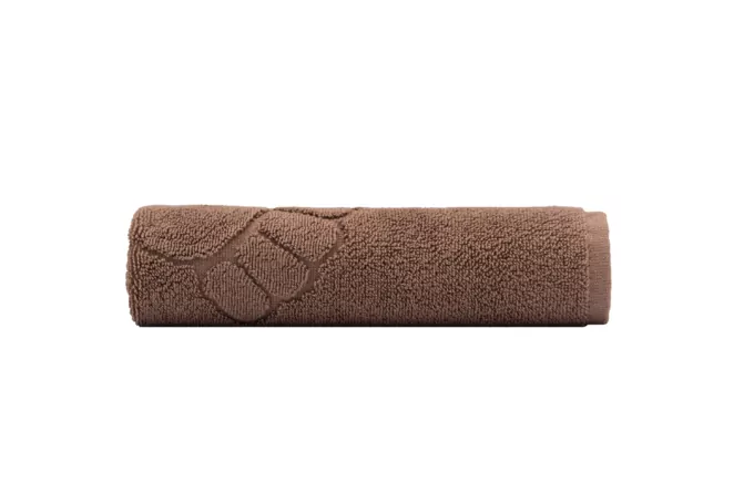 Ardesto Terry towel for feet Benefit, 50х70cm, 100% cotton, brown