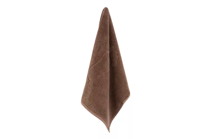 Ardesto Terry towel for feet Benefit, 50х70cm, 100% cotton, brown