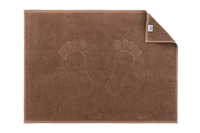 Ardesto Terry towel for feet Benefit, 50х70cm, 100% cotton, brown