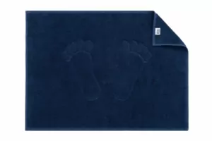 ArdestoTerry towel for feet Benefit, 50х70cm, 100% cotton, dark blue