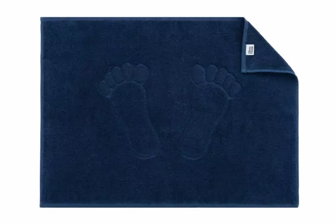 ArdestoTerry towel for feet Benefit, 50х70cm, 100% cotton, dark blue
