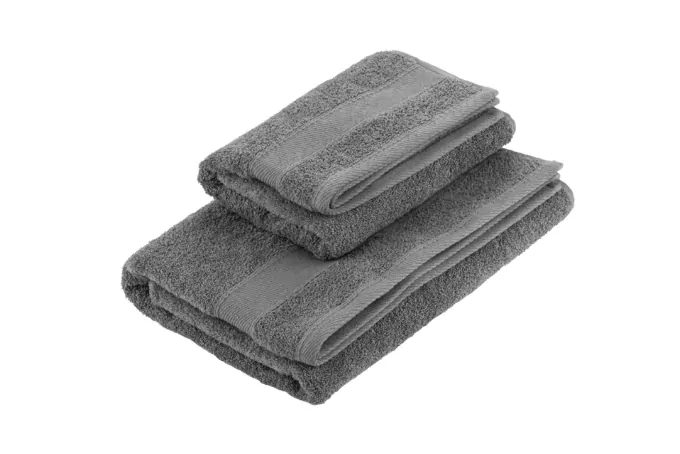 Рушник махровий Ardesto SuperSoft, 70х140см, 100% бавовна, сірий