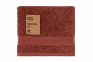 Рушник махровий Ardesto SuperSoft, 50х90см, 100% бавовна, червонувато-брунатний