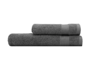 Ardesto Terry towel SuperSoft, 50x90cm, 100% cotton, dark gray