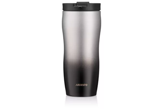 Термочашка Ardesto Metallic, 450мл, нержавеющая сталь, черный