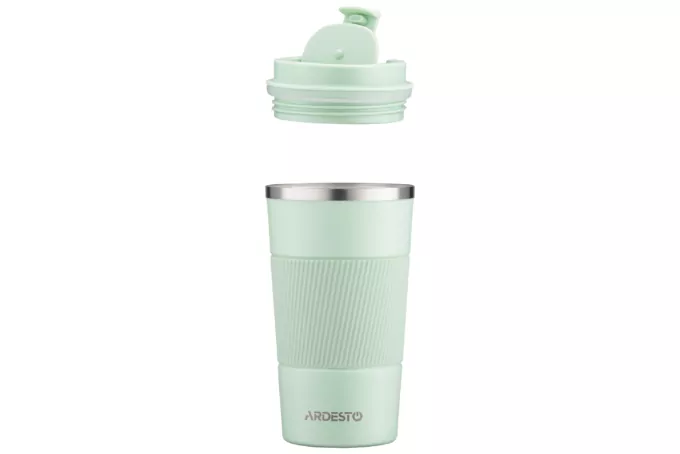 Ardesto Travel mug Urban, 500ml, stainless steel, green