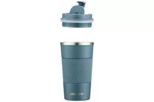 Ardesto Travel mug Urban, 500ml, stainless steel, dark blue