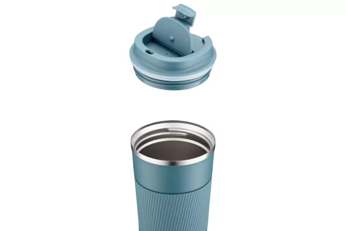 Ardesto Travel mug Urban, 500ml, stainless steel, dark blue