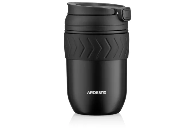 Ardesto Travel mug Cosy, 400ml, stainless steel, black