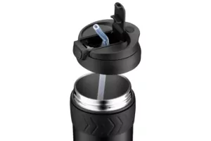 Ardesto Travel mug Cosy, 400ml, stainless steel, black