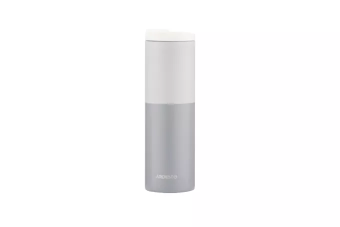 Ardesto Travel mug Duo, 450ml, stainless steel, grey