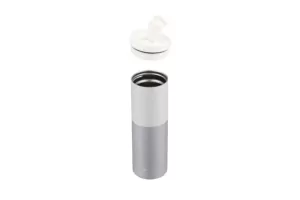 Ardesto Travel mug Duo, 450ml, stainless steel, grey