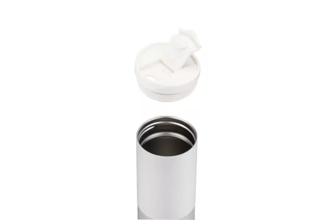 Ardesto Travel mug Duo, 450ml, stainless steel, grey