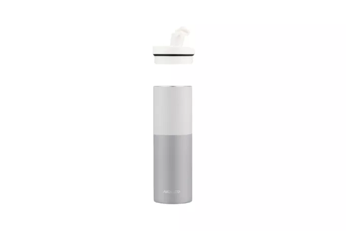 Ardesto Travel mug Duo, 450ml, stainless steel, grey