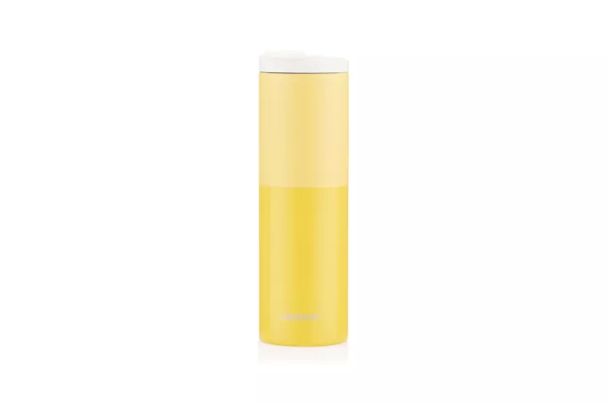 Термокухоль Ardesto Duo, 450мл, нержавіюча сталь, жовтий