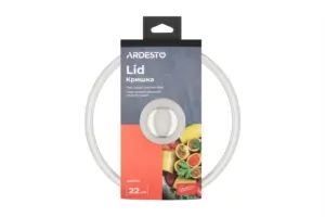 Ardesto Lid Gemini, 22cm, heat-resistant glass, stainless steel
