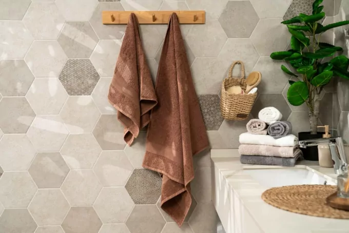 Terry towel ARDESTO Benefit 50х90cm, 100% cotton, brown