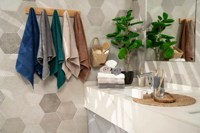 Terry towel ARDESTO Benefit 50х90cm, 100% cotton, brown