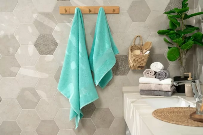 Terry towel ARDESTO Benefit 50х90cm, 100% cotton, turquoise