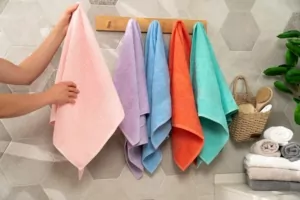 Ardesto Terry towel Benefit, 70х140cm, 100% cotton, orange