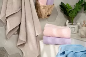 Ardesto Terry towel Benefit, 70х140cm, 100% cotton, lilac