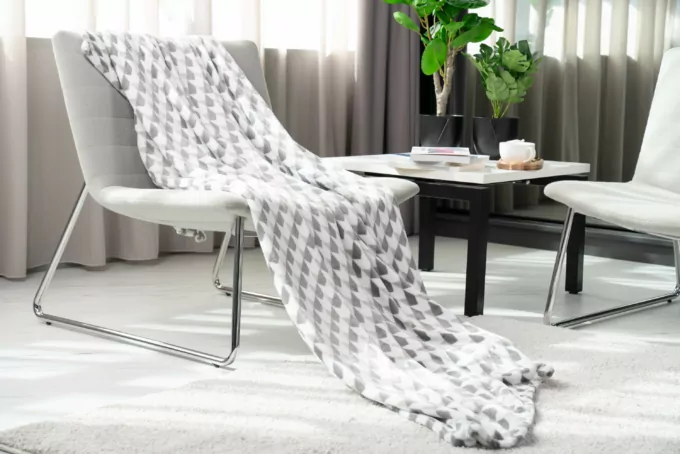 Плед Ardesto Flannel, 200х220см, 100% полиэстер, геометрия