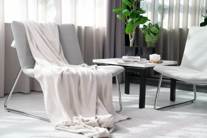Плед Ardesto Flannel, 160х200см, 100% полиэстер, айвори