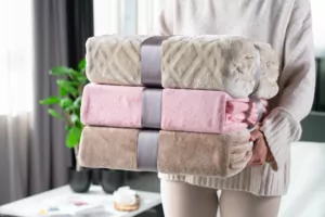Плед Ardesto Flannel, 200х220см, 100% полиэстер, бежевый