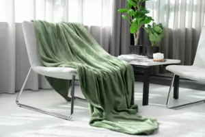 Плед Ardesto Flannel, 160х200см, 100% полиэстер, зеленый