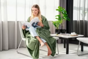 Плед Ardesto Flannel, 160х200см, 100% полиэстер, зеленый
