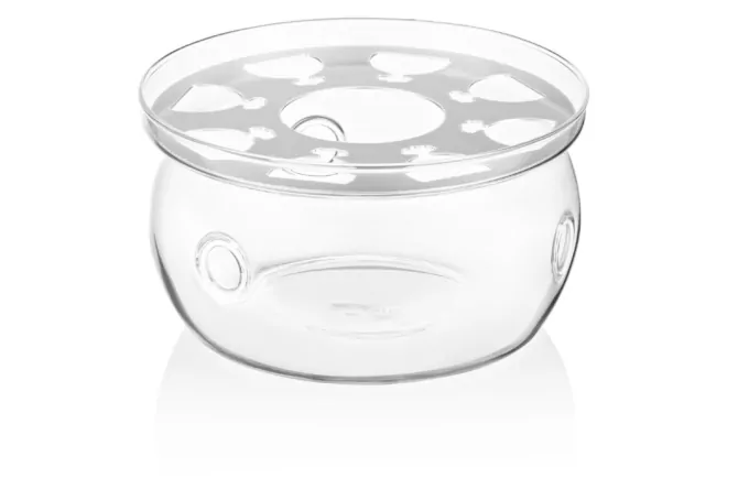 Підставка для заварника зі свічкою ARDESTO, 12,5х6,4см, боросилікатне скло, прозорий