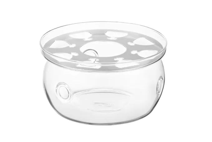 Підставка для заварника зі свічкою ARDESTO, 12,5х6,4см, боросилікатне скло, прозорий