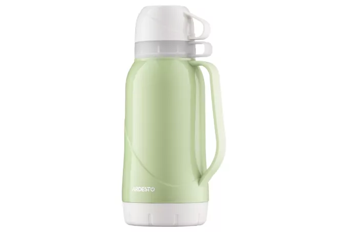 Термос Ardesto Gemini Gourmet, 1800мл, пластик, боросиликатное стекло, зеленый