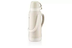 Термос Ardesto Gemini Gourmet, 2000мл, пластик, боросиликатное стекло, бежевый