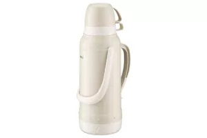Термос Ardesto Gemini Gourmet, 2000мл, пластик, боросиликатное стекло, бежевый