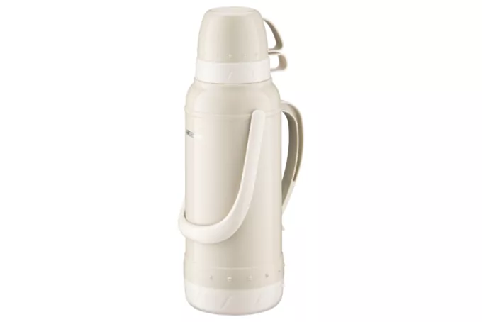 Термос Ardesto Gemini Gourmet, 2000мл, пластик, боросиликатное стекло, бежевый