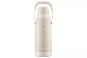 Термос Ardesto Gemini Gourmet, 2000мл, пластик, боросиликатное стекло, бежевый