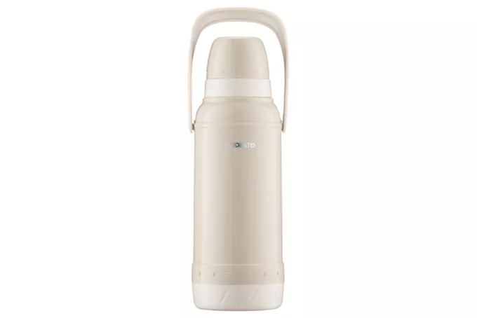 Термос Ardesto Gemini Gourmet, 2000мл, пластик, боросиликатное стекло, бежевый