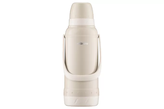 Термос Ardesto Gemini Gourmet, 2000мл, пластик, боросиликатное стекло, бежевый