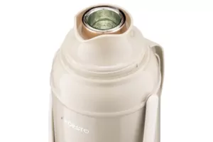 Термос Ardesto Gemini Gourmet, 2000мл, пластик, боросиликатное стекло, бежевый