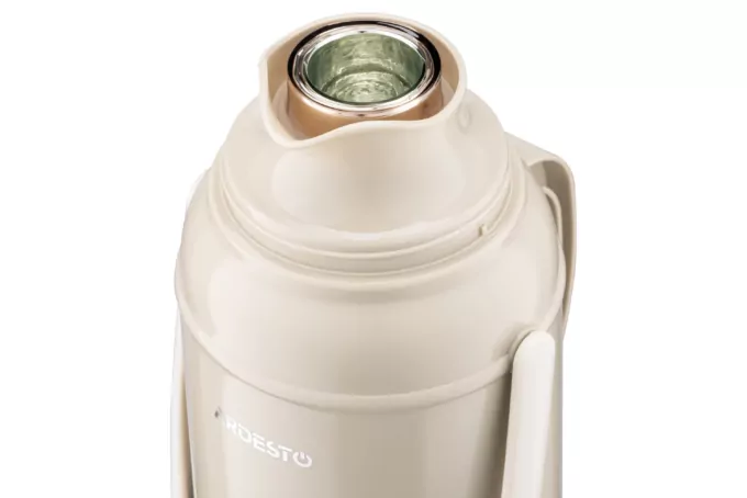 Термос Ardesto Gemini Gourmet, 2000мл, пластик, боросиликатное стекло, бежевый