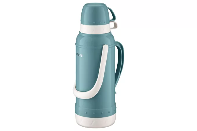 Термос Ardesto Gemini Gourmet, 2000мл, пластик, боросилікатне скло, синій