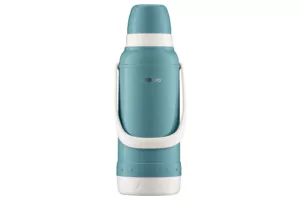 Термос Ardesto Gemini Gourmet, 2000мл, пластик, боросилікатне скло, синій