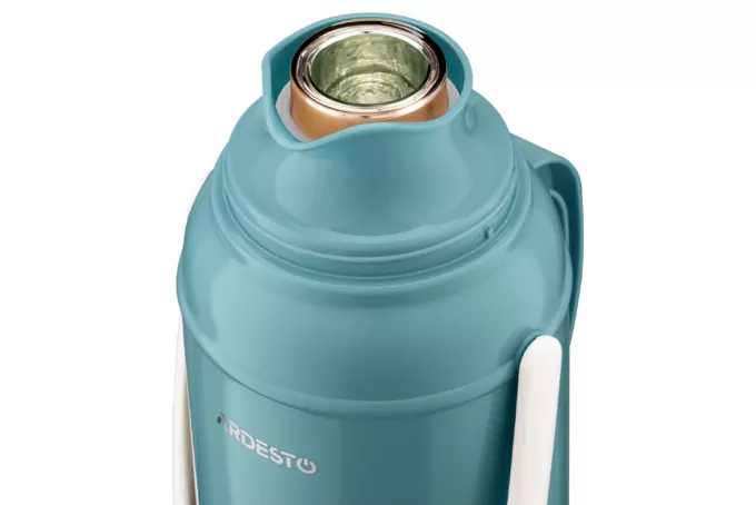 Термос Ardesto Gemini Gourmet, 2000мл, пластик, боросилікатне скло, синій