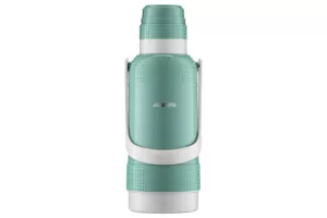 Термос Ardesto Gemini Gourmet, 3200мл, пластик, боросилікатне скло, зелений