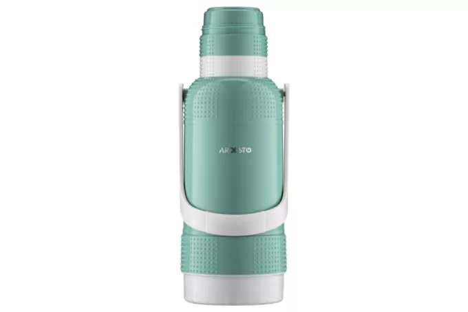 Термос Ardesto Gemini Gourmet, 3200мл, пластик, боросилікатне скло, зелений
